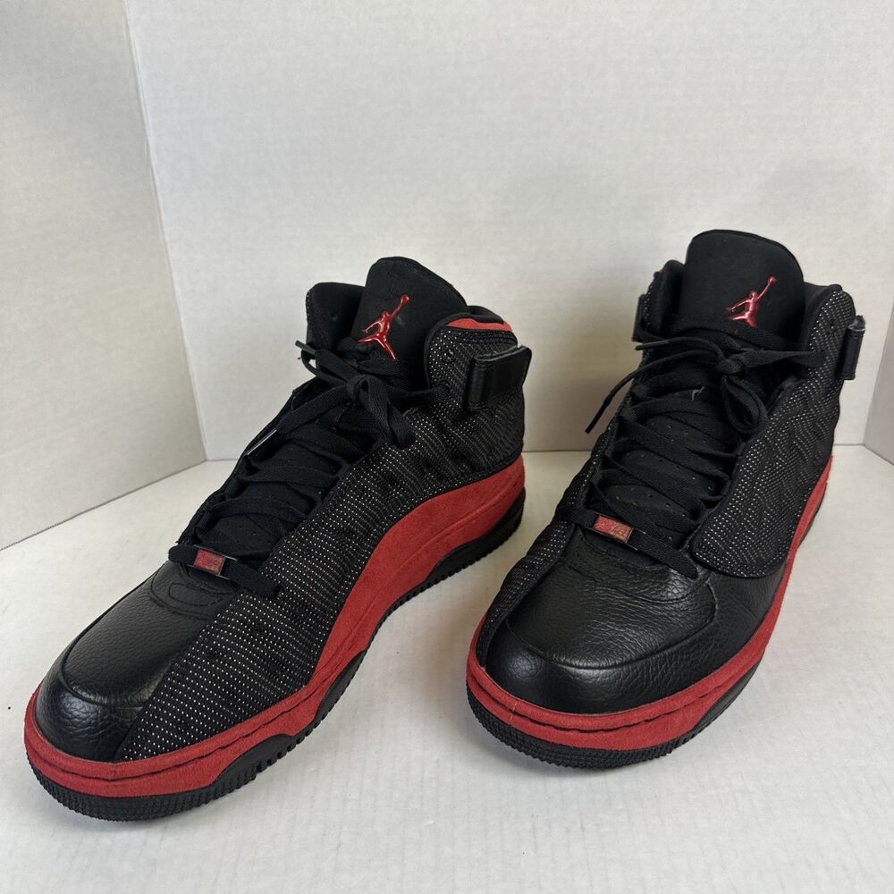 Vintage 2009 Air Jordan Fusion 13 Bred 375453 061 Mens 13 Great Condition - Picture 11 of 12
